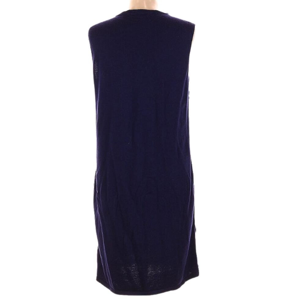 Lauren Ralph Lauren Navy Shift Dress L Geometric Print Officecore - Picture 3 of 15